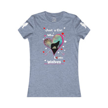 Load image into Gallery viewer, Just a girl who loves wolves - Women's Favorite Tee