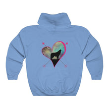 Load image into Gallery viewer, Just a girl who loves wolves - Unisex Heavy Blend™ Hooded Sweatshirt