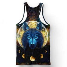 Load image into Gallery viewer, Moon Wolf Tank Top