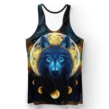 Load image into Gallery viewer, Moon Wolf Tank Top