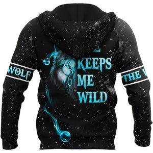 Animal Wolf 3D Full Printed Jacket Men
