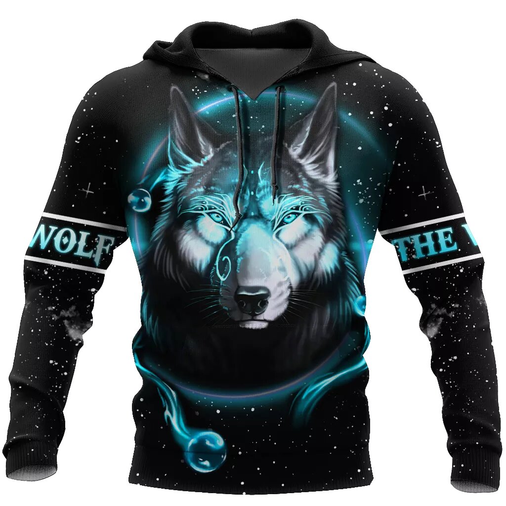 Animal Wolf 3D Full Printed Jacket Men