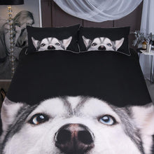 Load image into Gallery viewer, Hand Stitched Wolf &amp; Husky Bedding Sets -- Limited Supply!