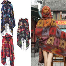 Load image into Gallery viewer, Wolvestuff Hooded Poncho