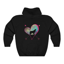 Load image into Gallery viewer, Just a girl who loves wolves - Unisex Heavy Blend™ Hooded Sweatshirt