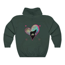 Load image into Gallery viewer, Just a girl who loves wolves - Unisex Heavy Blend™ Hooded Sweatshirt