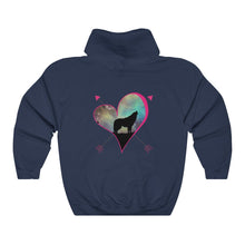 Load image into Gallery viewer, Just a girl who loves wolves - Unisex Heavy Blend™ Hooded Sweatshirt