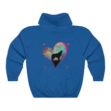 Load image into Gallery viewer, Just a girl who loves wolves - Unisex Heavy Blend™ Hooded Sweatshirt