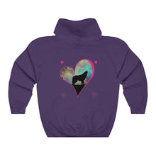 Load image into Gallery viewer, Just a girl who loves wolves - Unisex Heavy Blend™ Hooded Sweatshirt