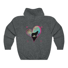 Load image into Gallery viewer, Just a girl who loves wolves - Unisex Heavy Blend™ Hooded Sweatshirt
