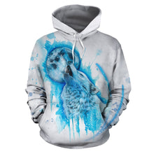 Load image into Gallery viewer, Howling Wolf Hoodie