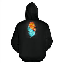 Load image into Gallery viewer, Fire and Ice Wolves Hoodie