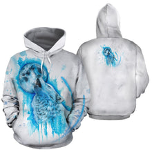 Load image into Gallery viewer, Howling Wolf Hoodie