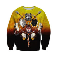 Load image into Gallery viewer, Mind Catcher 3D Wolf Hoodie