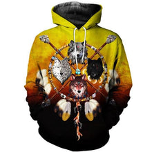 Load image into Gallery viewer, Mind Catcher 3D Wolf Hoodie