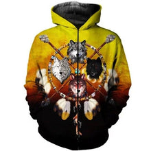 Load image into Gallery viewer, Mind Catcher 3D Wolf Hoodie