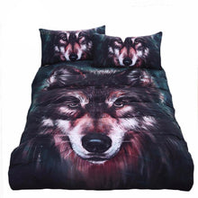 Load image into Gallery viewer, Handmade Wolf Bed Set