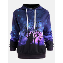 Load image into Gallery viewer, Women Wolf Hoodie Sweater
