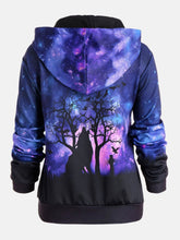 Load image into Gallery viewer, Women Wolf Hoodie Sweater
