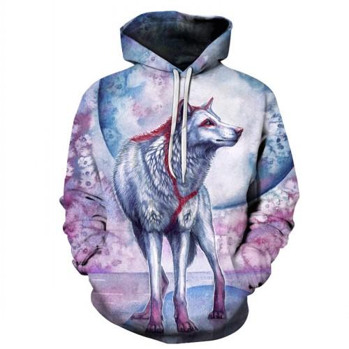 Blossom Wolf Hoodie
