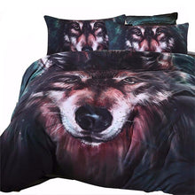 Load image into Gallery viewer, Handmade Wolf Bed Set